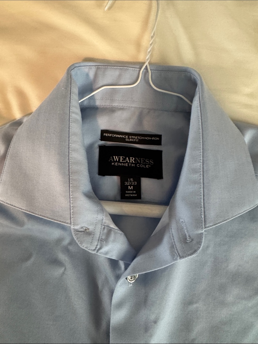 Kenneth Cole Light Blue Men's Dress Shirt - AWEARNESS